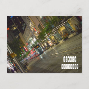Cartão Postal Sydney à Noite