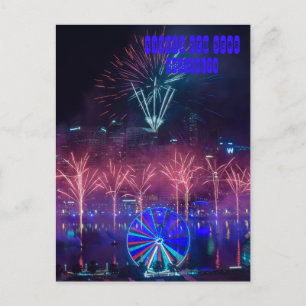 Cartão Postal Sydney Ano Novo