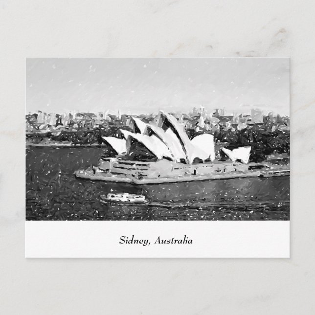 Cartão Postal Sydney, Austrália (Frente)