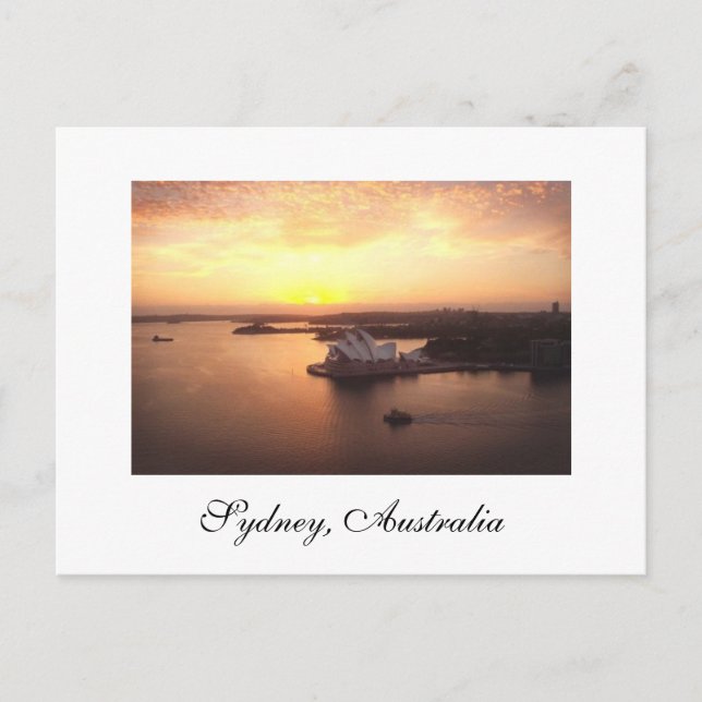 Cartão Postal Sydney, Austrália (Frente)