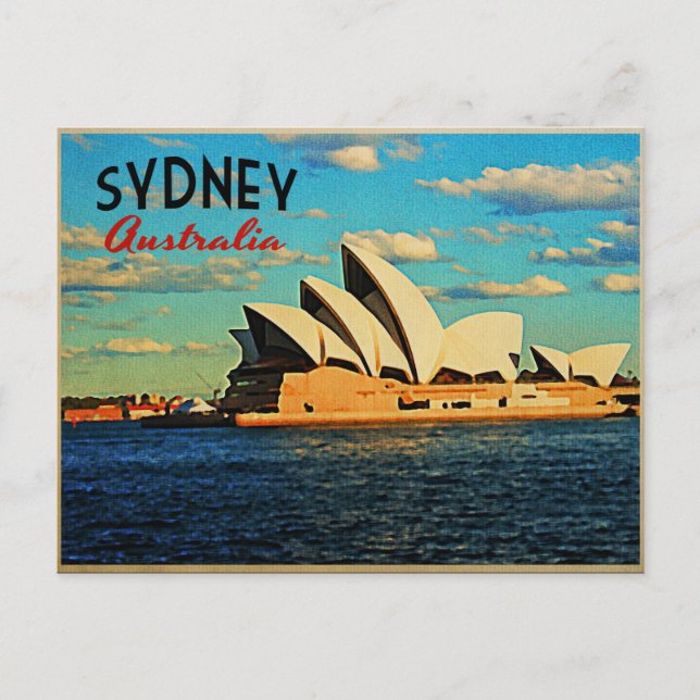 Cartão Postal Sydney Austrália (Frente)