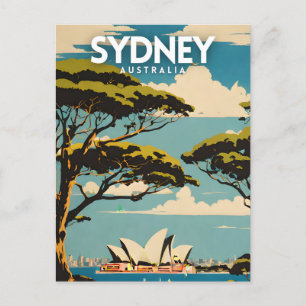 Cartão Postal Sydney Austrália - Viagem Art
