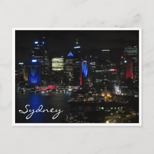 Cartão Postal sydney night vivid