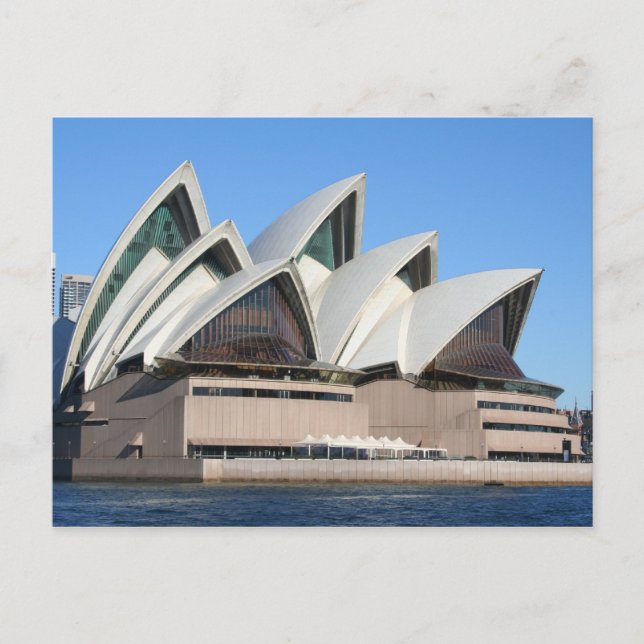 Cartão Postal Sydney Opera House na Austrália (Frente)