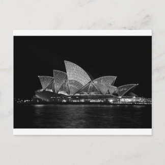 Cartão Postal Sydney Opera House no Night Austrália