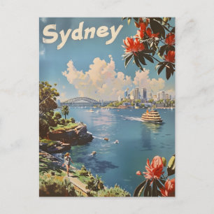 Cartão Postal Sydney vintage