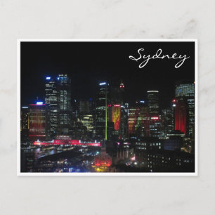 Cartão Postal sydney vivid red