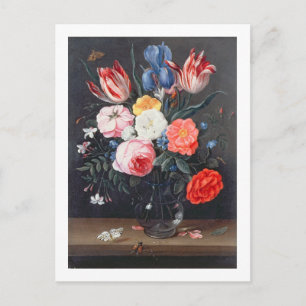 Cartão Postal T32511 Vida Estática das Flores num Vaso, 1661 (v