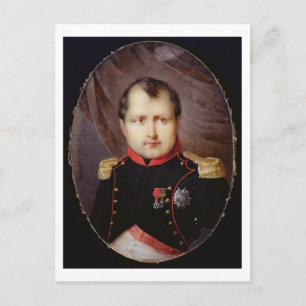 Cartão Postal T34002 Miniatura Retrato de Napoleão I (1769-1821