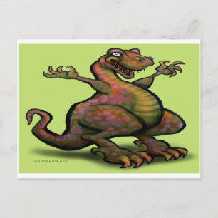 Cartão Postal T-Rex