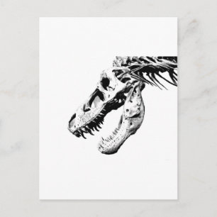 Cartão Postal t-rex