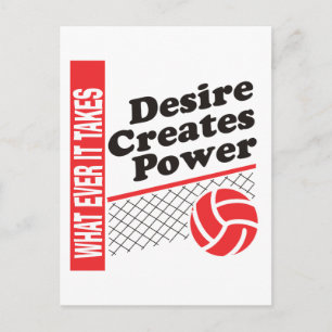 Cartão Postal T-shirt do voleibol