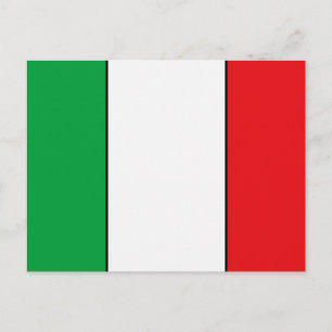 Cartão Postal T-shirts e presentes de bandeira italiana