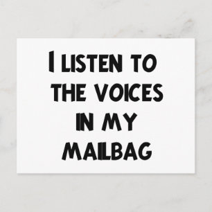 Cartão Postal T-shirts e presentes de correio engraçado