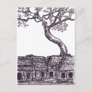 Cartão Postal Ta Prohm, Siem Reap