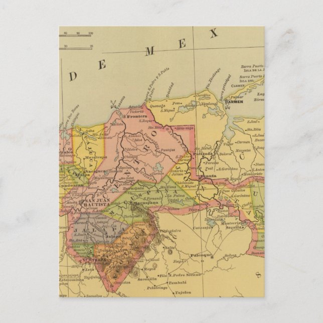 Cartão Postal Tabasco (Frente)