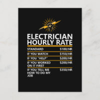 Tabela de Taxa Horária do Eletricista Engraçado Pr