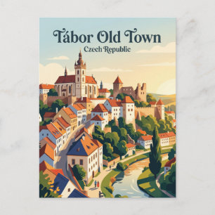 Cartão Postal Tábor República Tcheca