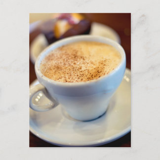Cartão Postal Taça de cappuccino