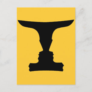 Cartão Postal taça de propaganda