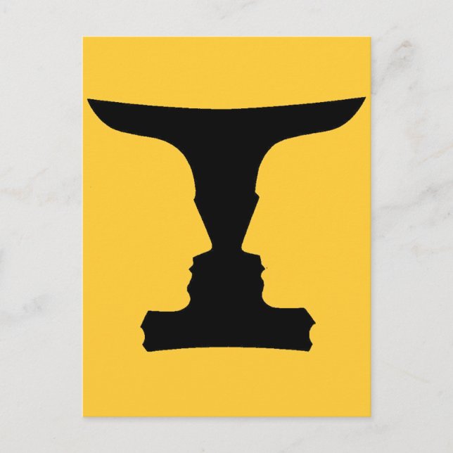 Cartão Postal taça de propaganda (Frente)