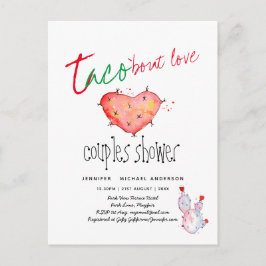 Cartão Postal TACO BOUT LOVE CASAIS de orçamento modernos Fiesta