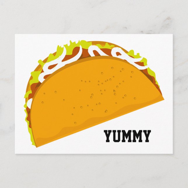 Cartão Postal Taco Gostoso (Frente)