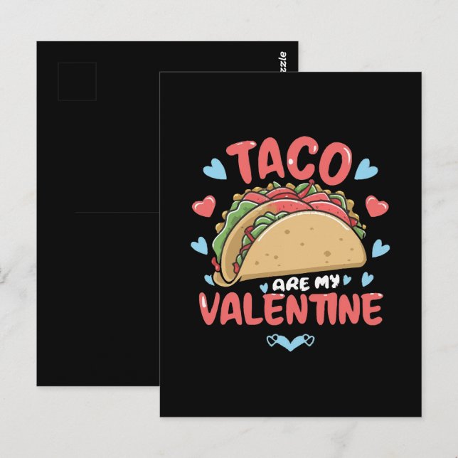 Cartão Postal Taco-valentine (Frente/Verso)