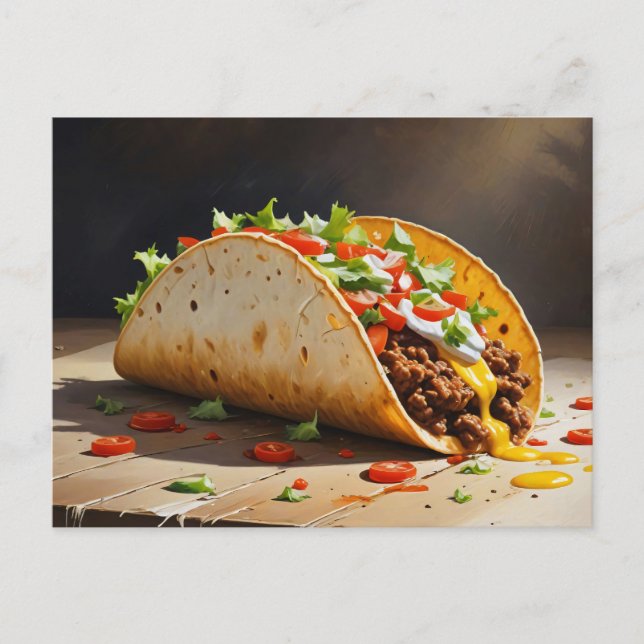 Cartão Postal Taco - Vida Estática (Frente)