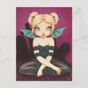 Cartão Postal Tad Batty - cartão-postal da fada do morcego