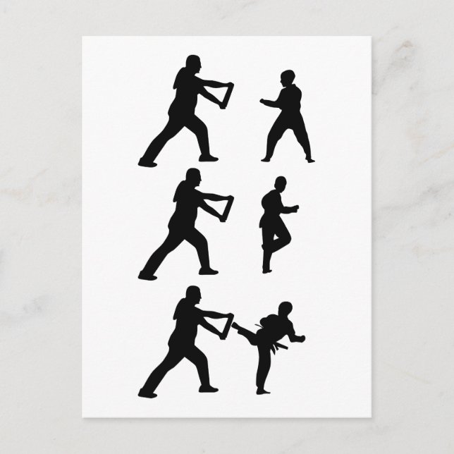 Cartão Postal Tae Kwon-Do (Frente)