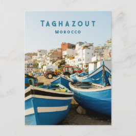 Cartão Postal Taghazout Morocco Coastal Village Postcard