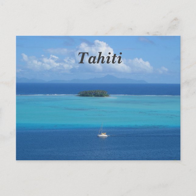 Cartão Postal Tahiti (Frente)