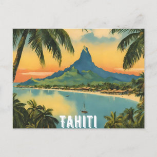 Cartão Postal Tahiti
