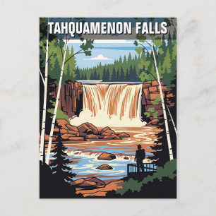 Cartão Postal Tahquamenon Falls Viagem do Michigan
