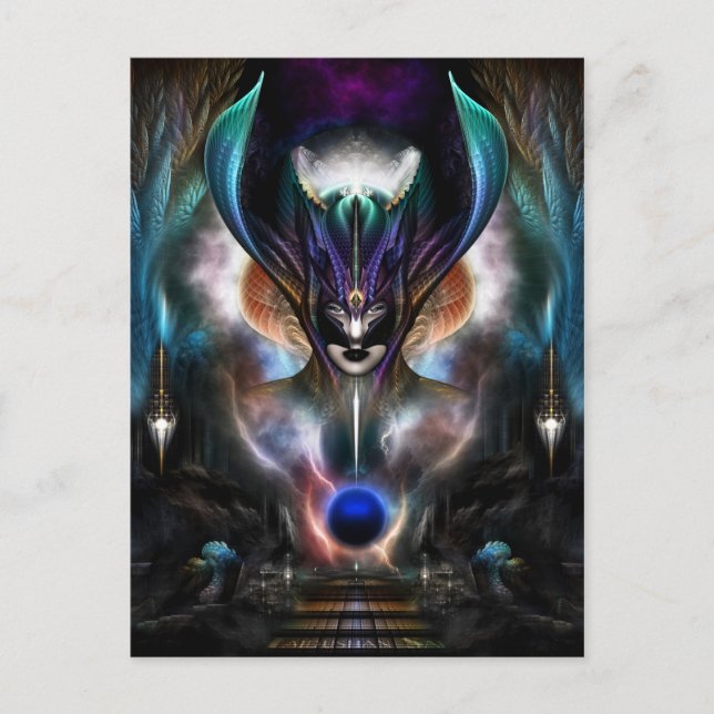 Cartão Postal Taidushan Sai Espírito De Poder WD (Frente)