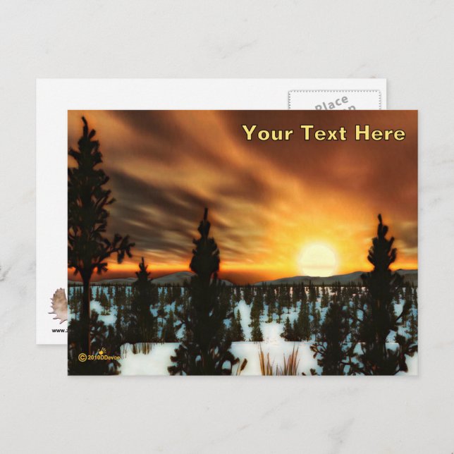 Cartão Postal Taiga Sun (Frente/Verso)