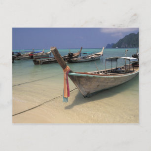 Cartão Postal Tailândia, Mar de Andamão, Ilha Ko Phi Phi,