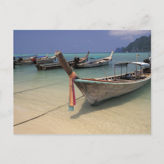 Cartão Postal Tailândia, Mar de Andamão, Ilha Ko Phi Phi, (Frente)