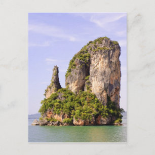 Cartão Postal Tailândia, Mar de Andamão. Ilhas de Ao Phang Nga e