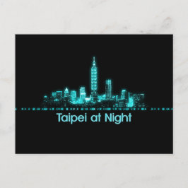 Cartão Postal Taipei Skyline