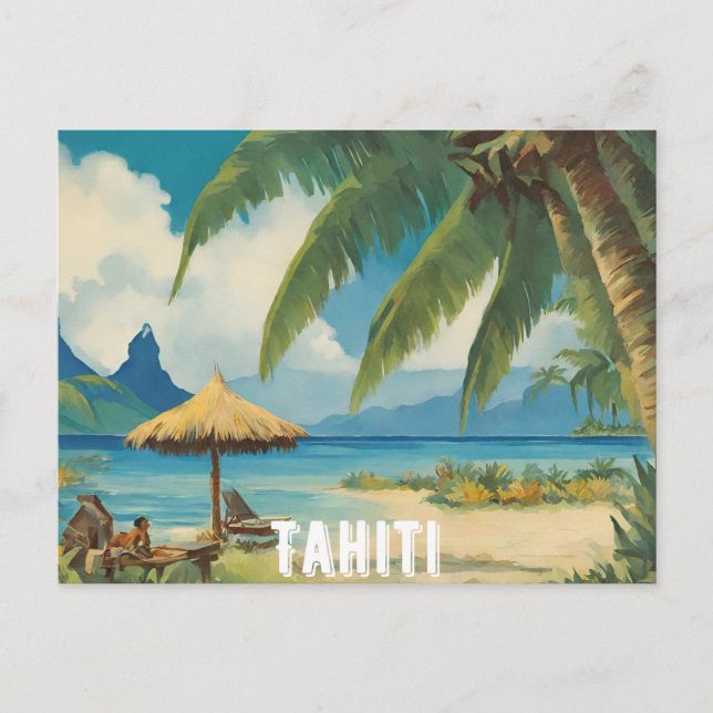 Cartão Postal Taiti (4) (Frente)