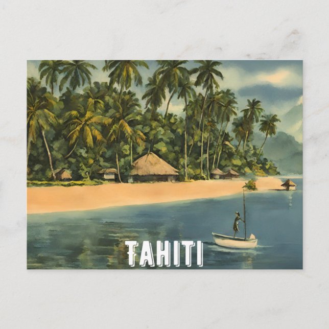 Cartão Postal Taiti (6) (Frente)