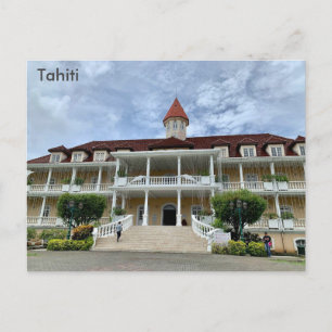 Cartão Postal Taiti, Câmara Municipal, Papeete, Polinésia Fran