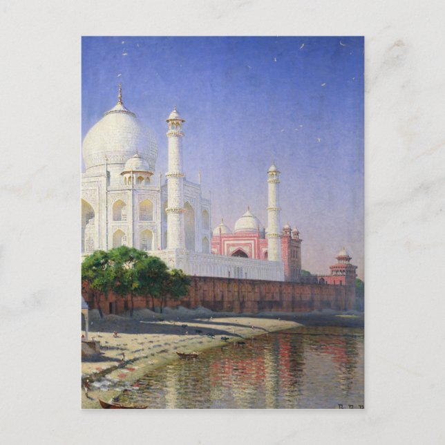 Cartão Postal Taj Mahal (Frente)