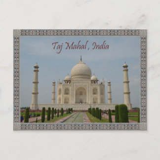 CARTÃO POSTAL TAJ MAHAL
