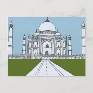 Cartão Postal Taj Mahal