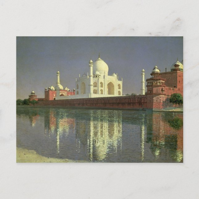 Cartão Postal Taj Mahal, 1874-76 (Frente)