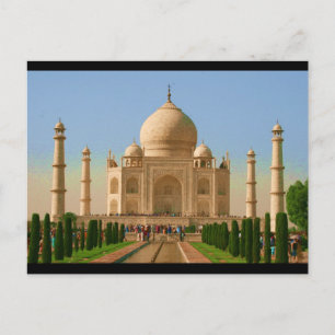 Cartão Postal taj mahal bright vista