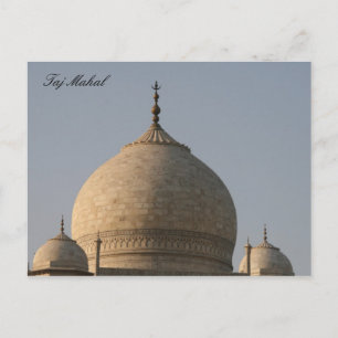 Cartão Postal taj mahal domes